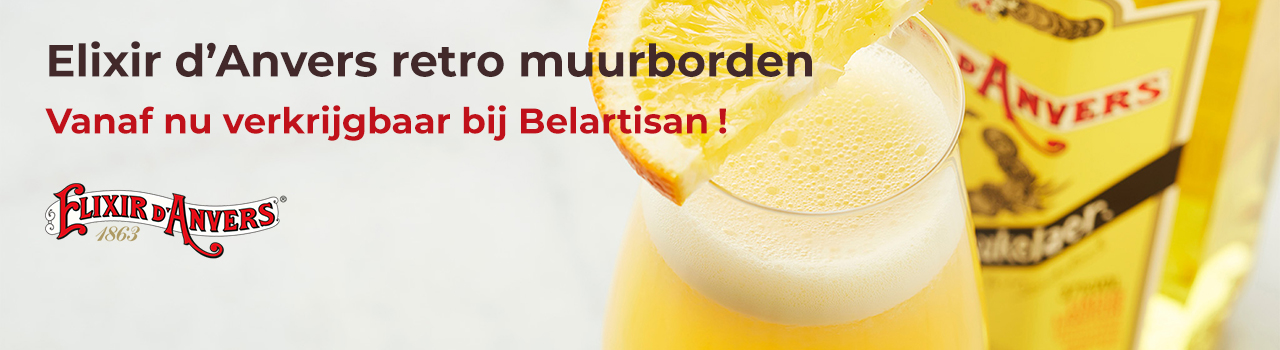 Elixir d'Anvers retro muurborden
