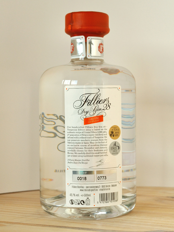 Filliers Dry Gin 28 Tangerine Belartisan
