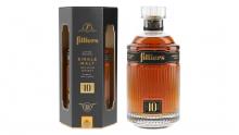 Filliers Whisky Single Malt 10 years bouteille en verre 70 cl et emballage