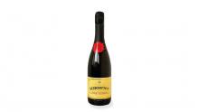 Schorpion ‘Noir’ brut bouteille de vin avec étiquette