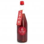 De Siroperie Rhubarbe & framboise bouteille en verre 750 ml