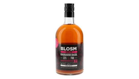 Blosm Genièvre de rhubarbe bouteille en verre 70 cl