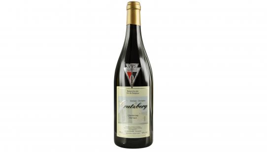 Chardonnay barrique Crutzberg bouteille de vin avec étiquette