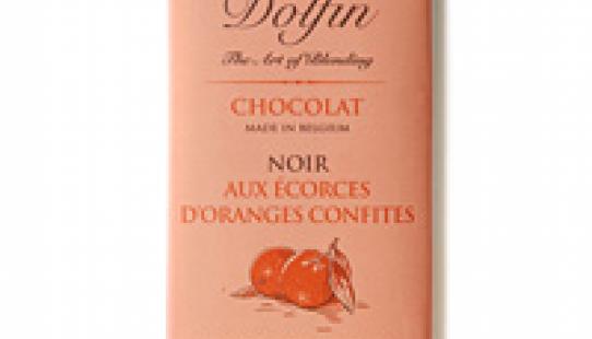 Chocolat noir aux écorces d'oranges confites