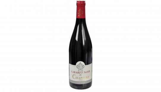 Cabaret Noir Domaine viticole du Chapitre bouteille de vin avec étiquette