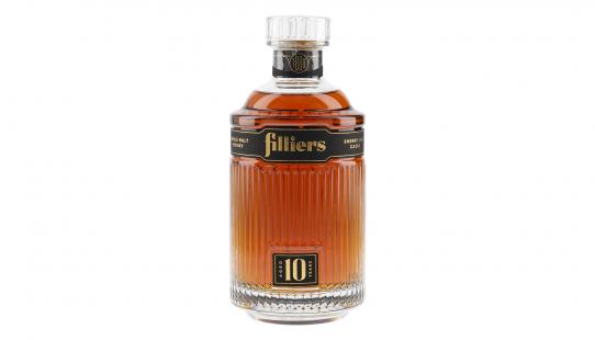 Filliers Whisky Single Malt 10 years glazen fles 70 cl