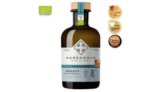 Abbaye de Maredsous Gin Aéquatis glazen fles gin 500 ml