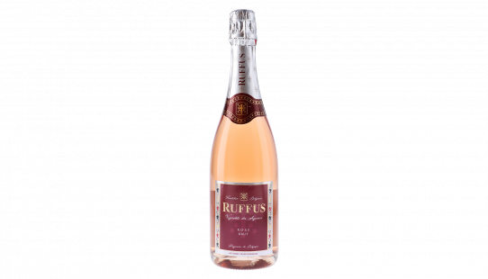 Ruffus Rosé Brut schuimwijn glazen fles 75 cl