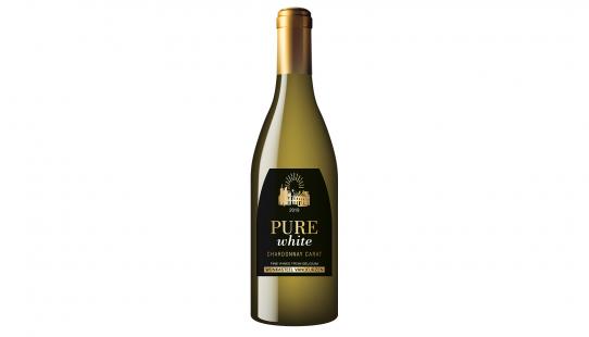 Wijnkasteel Vandeurzen Pure White Chardonnay Carat witte wijn glazen fles 75 cl