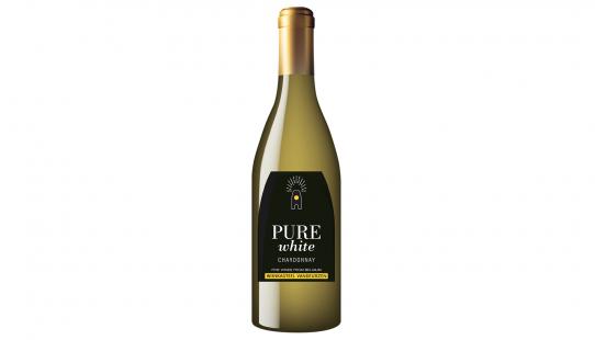 Pure White Chardonnay Wijnkasteel Vandeurzen glazen fles 75 cl witte wijn