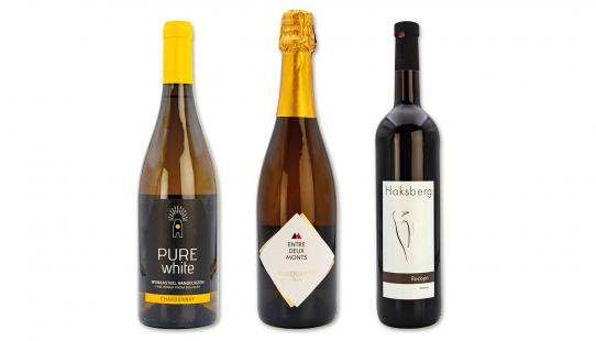 Beste Belgische Wijnen 2024 glazen flessen 3 x 75 cl
