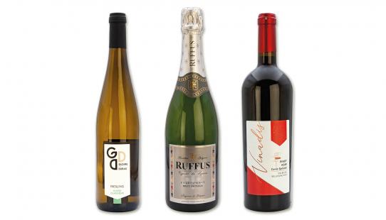 Beste Belgische Wijnen 2024 glazen flessen 3 x 75 cl