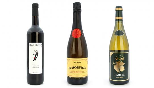 Beste Belgische Wijnen 2023 3 glazen flessen 75 cl