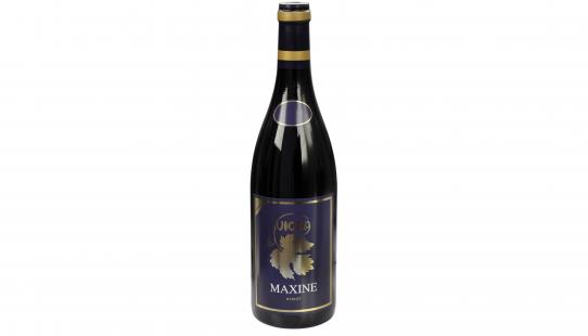Maxine Merlot Vigna bouteille de vin avec étiquette