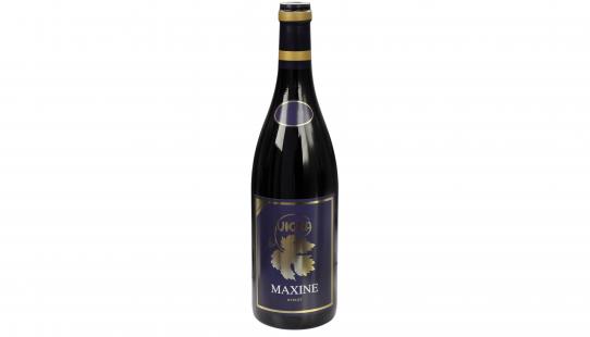 Maxine Merlot Vigna wijnfles met etiket voorkant