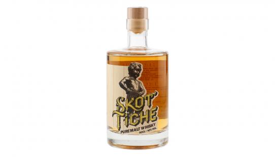 Wave Distil Skot'Tiche Pure Malt Whisky glazen fles 50 cl