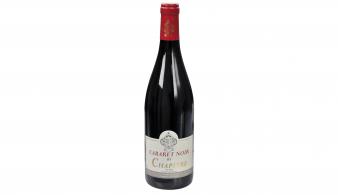 Cabaret Noir Domaine viticole du Chapitre bouteille de vin avec étiquette