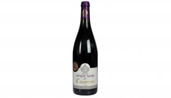 Pinot Noir Chapitre bouteille de vin avec étiquette