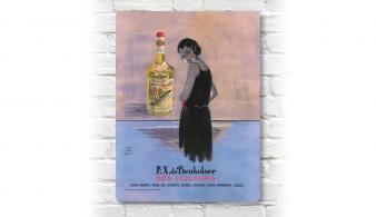 Plaque murale ‘Elixir d’Anvers’ - Année 20 plaque murale rétro avec l’authentique affiche belge d’Elixir d’Anvers en aluminium taille 30 par 40 cm