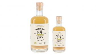 Ginger Jack bio gemberdrank glazen fles 25 cl en 70 cl