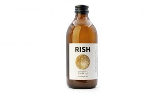 Rich Kombucha Ginger glazen fles 33 cl alcoholvrije gefermenteerde drank