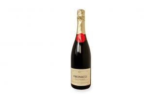 Schorpion Fibonacci bouteille de vin avec étiquette