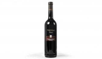 Edelrood Ten Kapittelberg bouteille de vin avec étiquette
