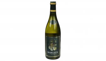 Margaux Pinot Gris Vigna bouteille de vin avec étiquette