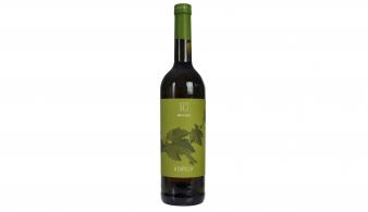 A Capella Vin De Liège wijnfles met etiket voorkant
