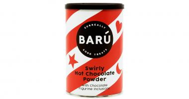 Barú Swirly hot chocolate powder blik van 250 gr