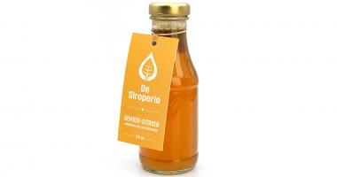 De Siroperie Gingembre-citron bouteille en verre 240 ml