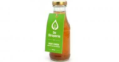 De Siroperie Munt-limoen glazen fles 240 ml