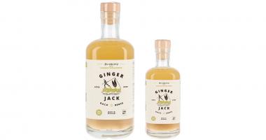 Ginger Jack bio gemberdrank glazen fles 25 cl en 70 cl