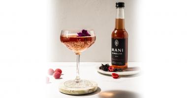 Mani Kombucha Hibiscus Raspberry – glazen fles 27,5cl