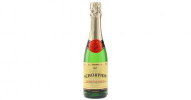 Schorpion Goud Brut glazen fles 37,5 cl schuimwijn