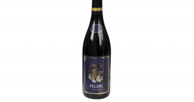 Felipe Pinot Noir Vigna wijnfles met etiket voorkant