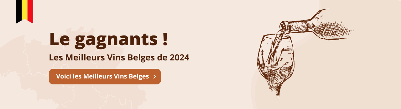 Les gagnants! Les Meilleurs Vins Belges de 2023.